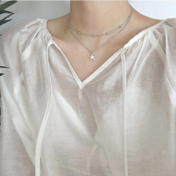 NEW 925 Sterling Silver Diamond Star Necklace G - Picture 13 of 13